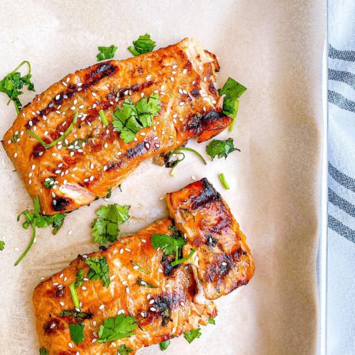 The Best Healthy Teriyaki Glazed Salmon — Honest Grub, Honest Foodie