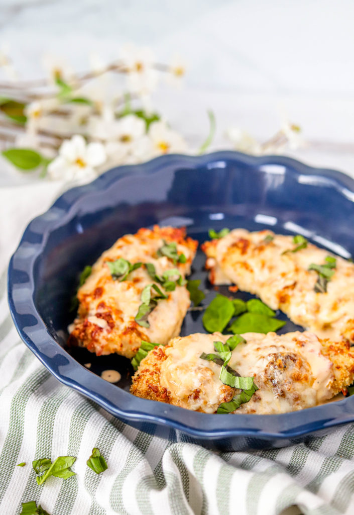 Easy Oven Baked Chicken Parmesan Alfredo — Honest Grub, Honest Foodie