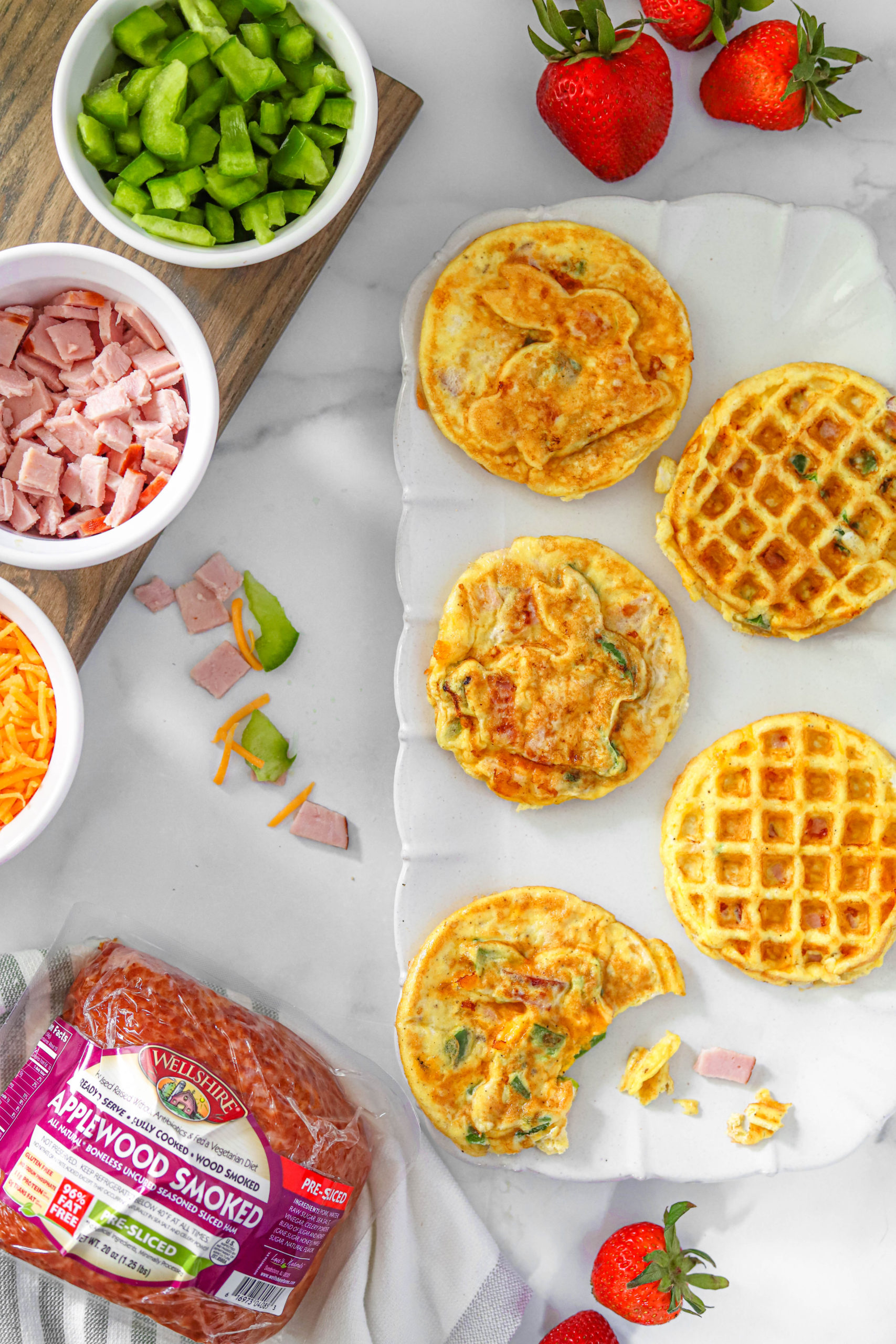 Mini Waffle Omelets - Breakfast Recipe - Maple Lane Kitchen