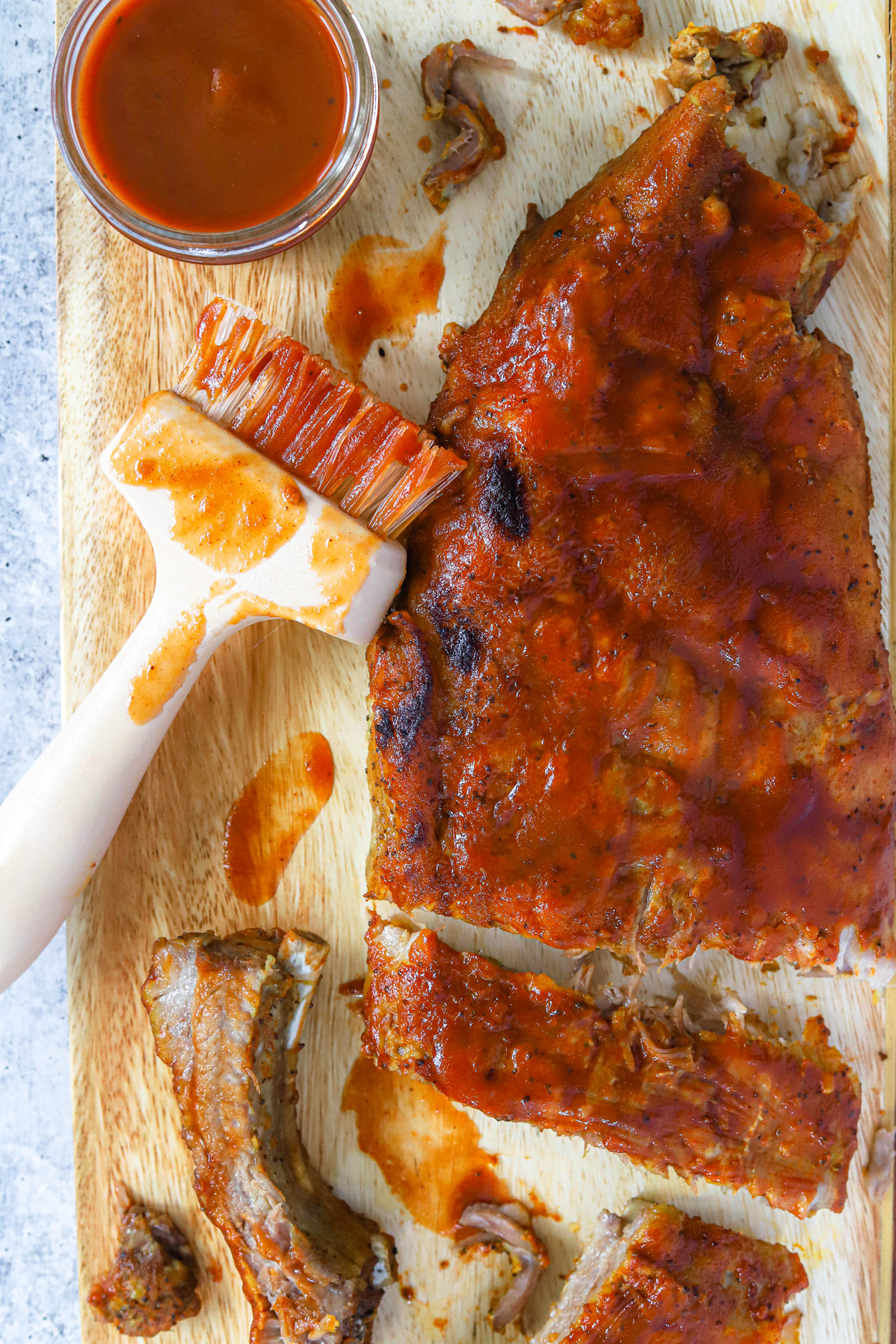 Simple Whole 30 BBQ Instant Pot Ribs - Honest Grub, Honest Foodie