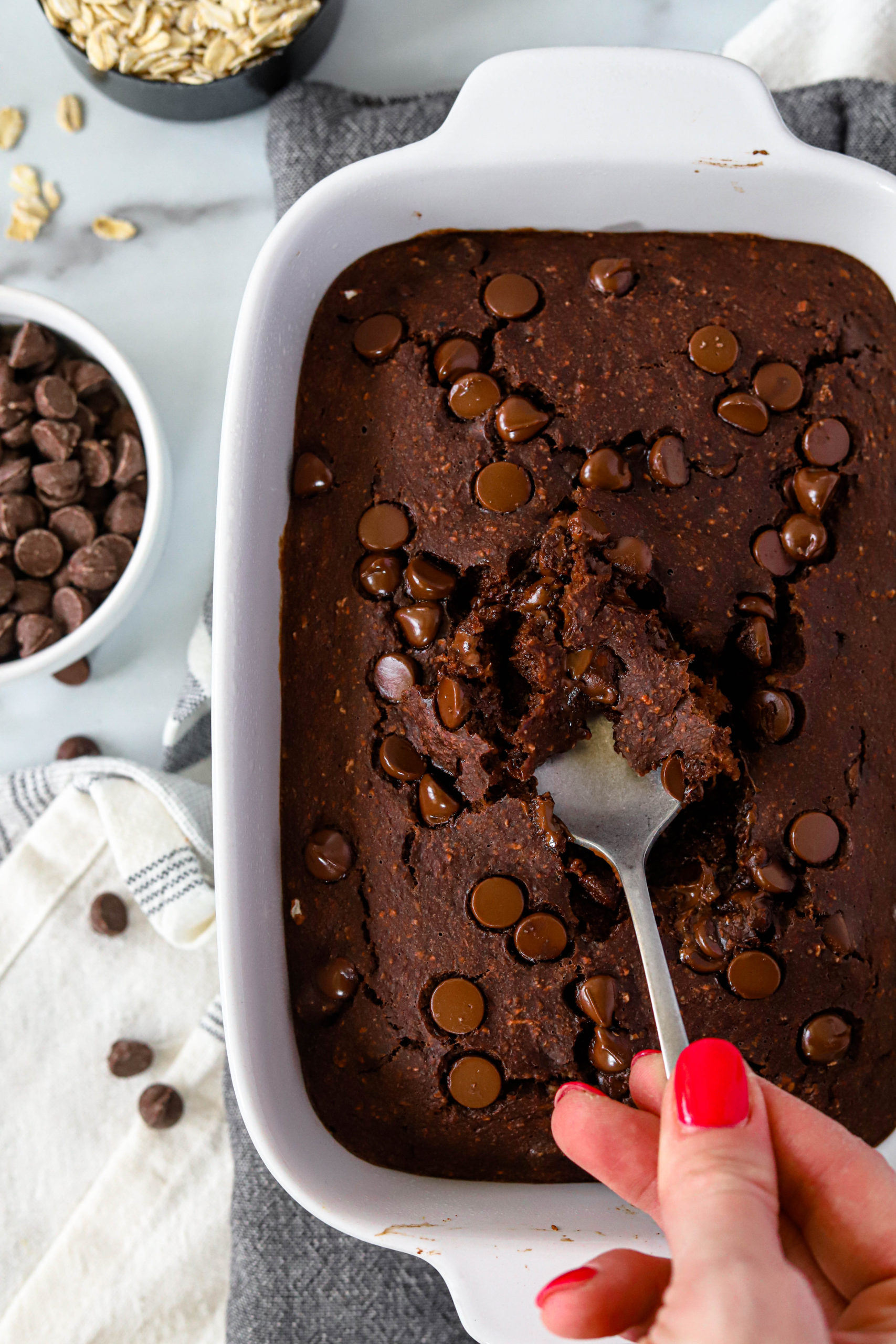 Easy Chocolate Banana Bread Baked Oats — Honest Grub, Honest Foodie