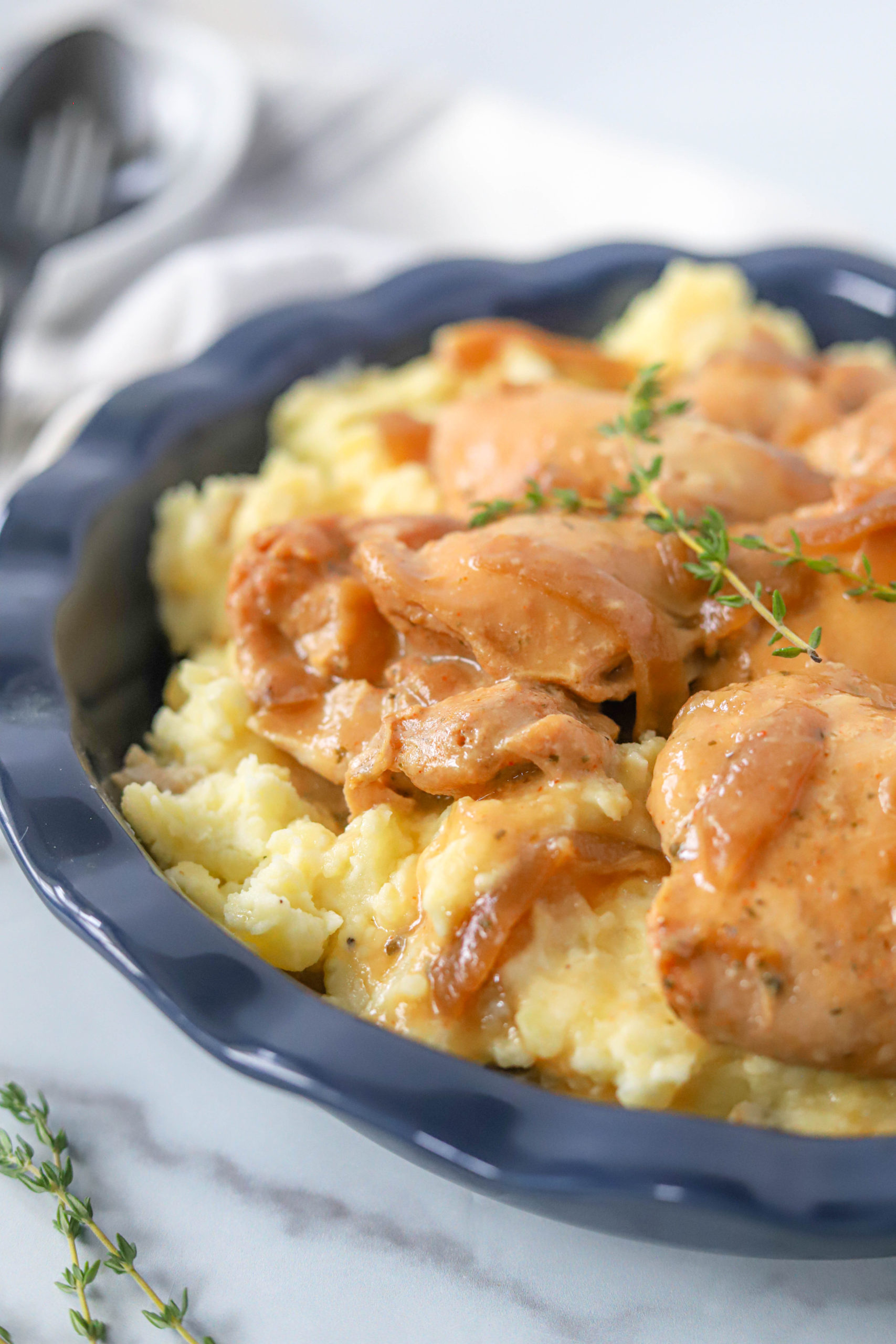 3 Ingredient Crock Pot French Onion Chicken Honest Grub, Honest Foodie